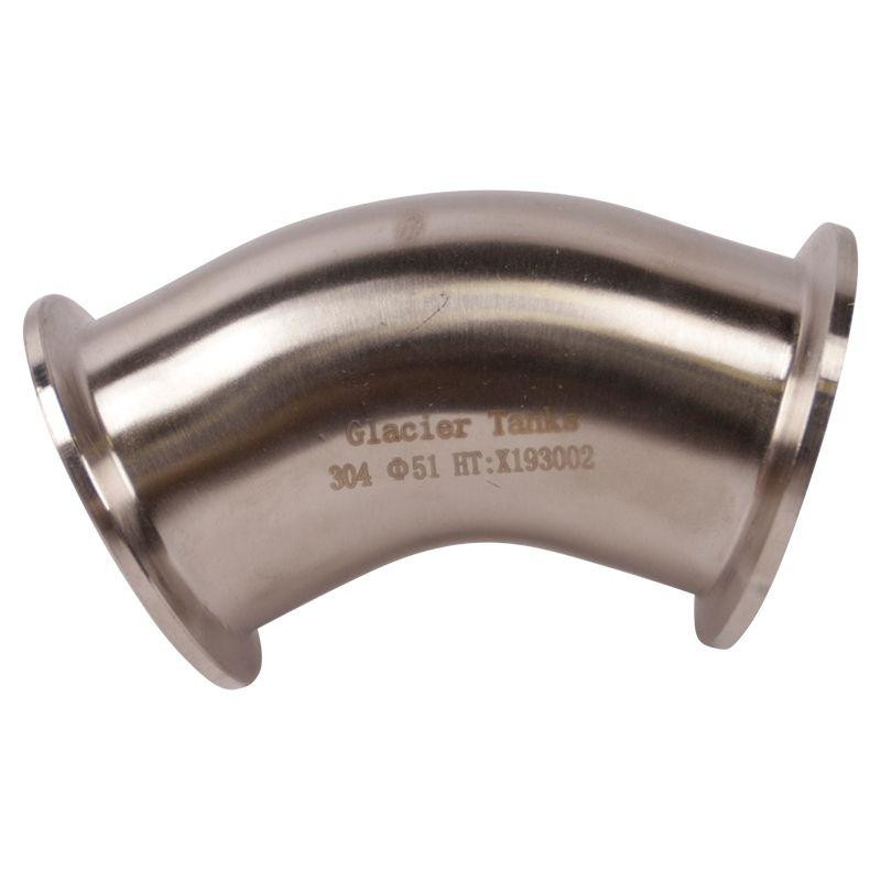 Steel elbow 45° TRI-CLAMP 2” Steel elbow 45° TRI-CLAMP 2”