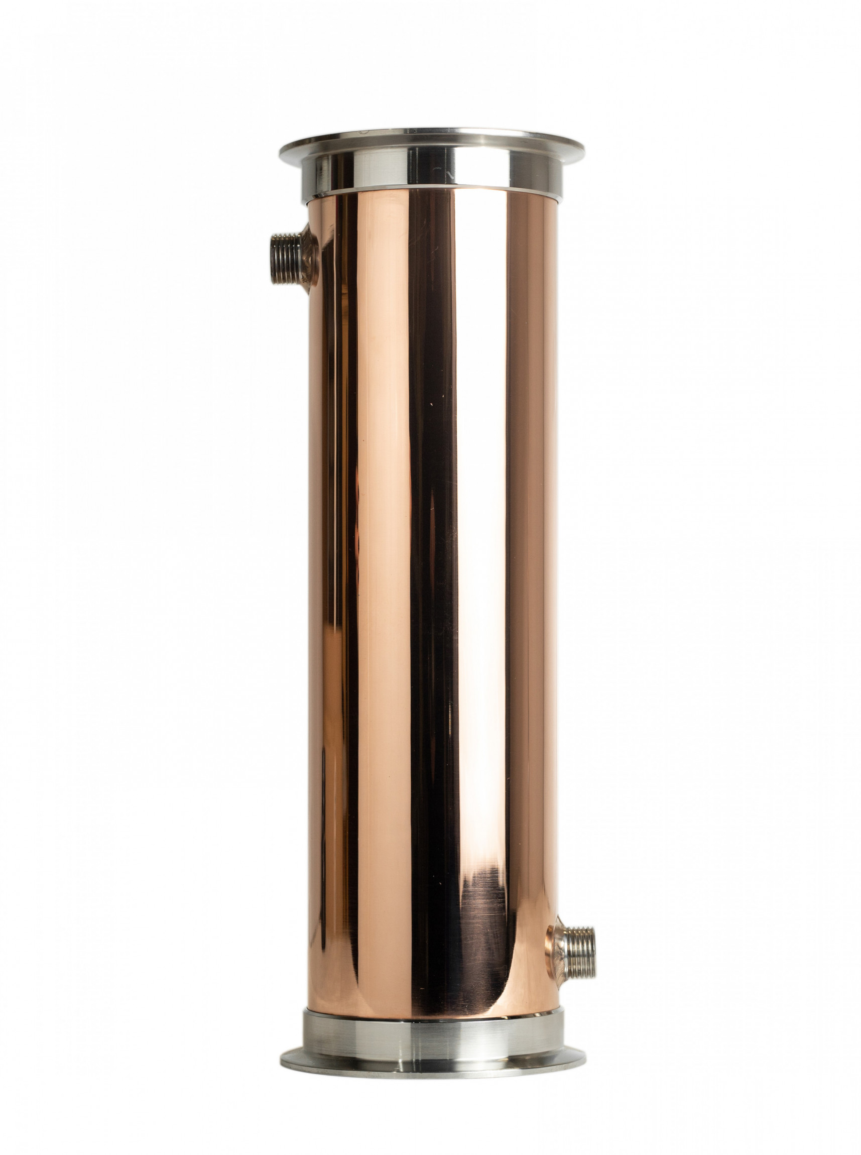 Flute copper shotgun dephlegmator (Tri-Clamp 4", 50 cm) Flute copper shotgun dephlegmator (Tri-Clamp 4", 50 cm)