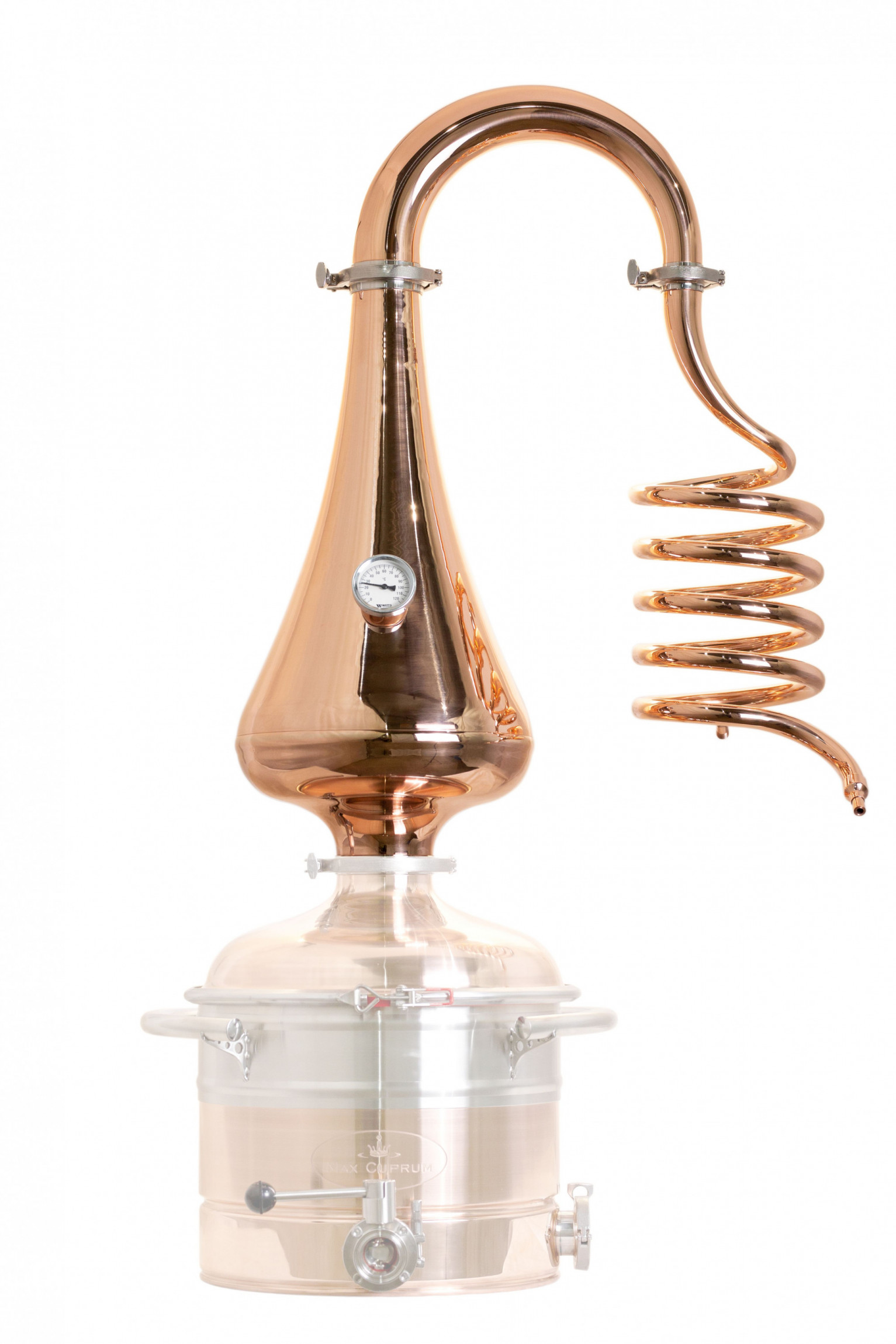 Moonshine distiller Premium with helmet 14,5 l without boiler Moonshine distiller Premium with helmet 14,5 l without boiler